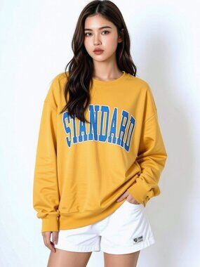 Oversized Graphic Sweatshirt | K-Fashion Streetwear Pullover